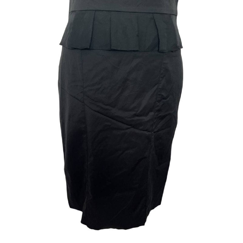 Black Dress Embroidered Yoke
