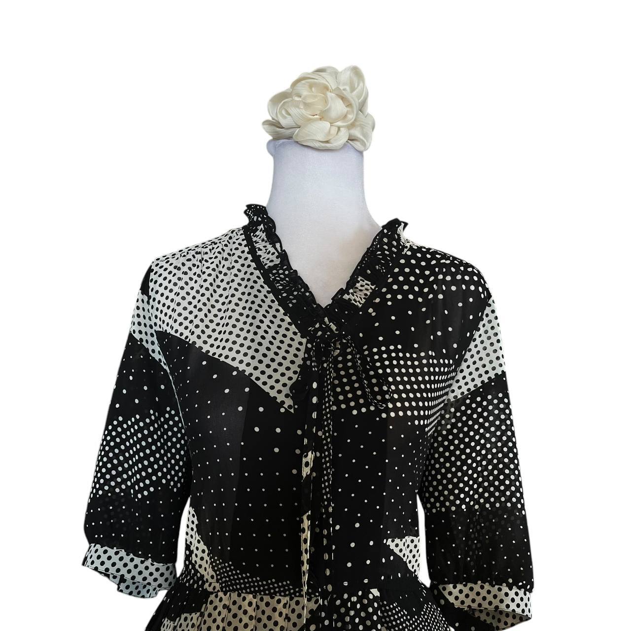 Polka Dot Print Dress