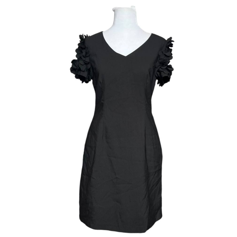 Elegant Black Ruffle Dress