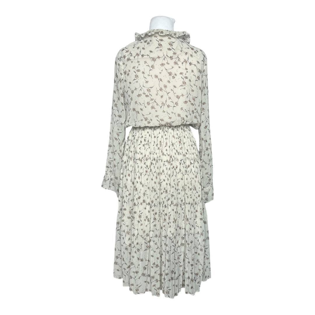 Retro Floral Print Dress