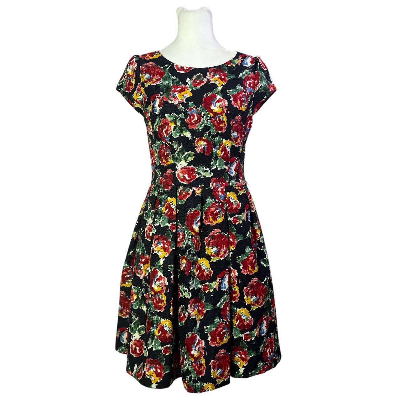 Floral Black Dress Blooms