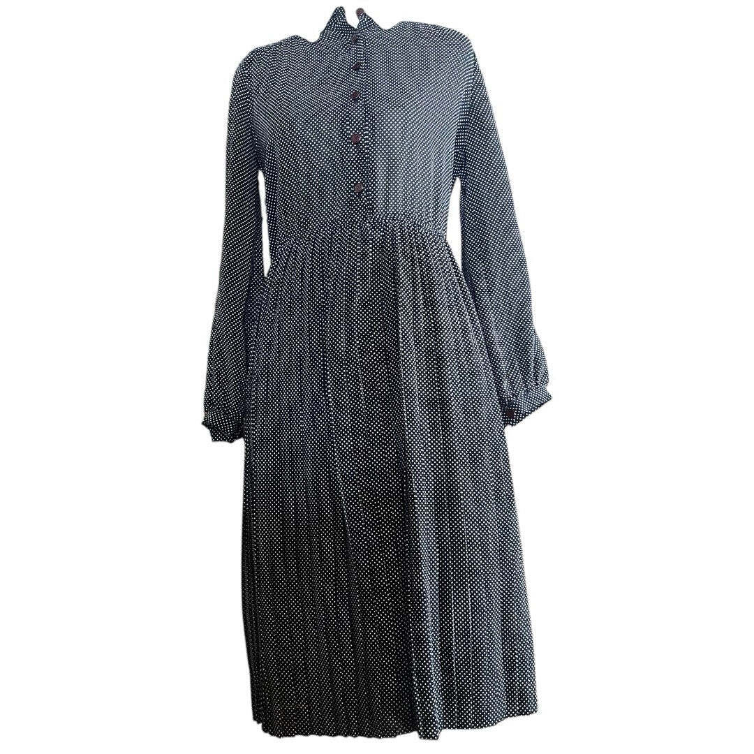 Vintage Blue Collared Dress