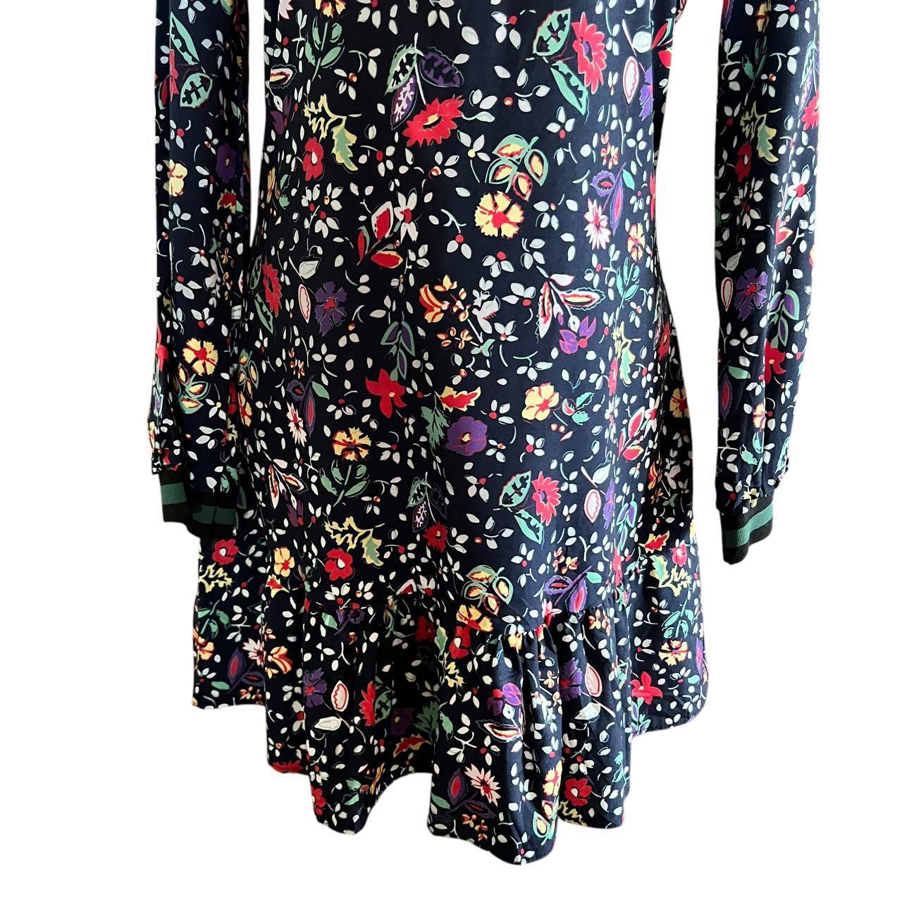 Mini Floral Flared Skirt Dress