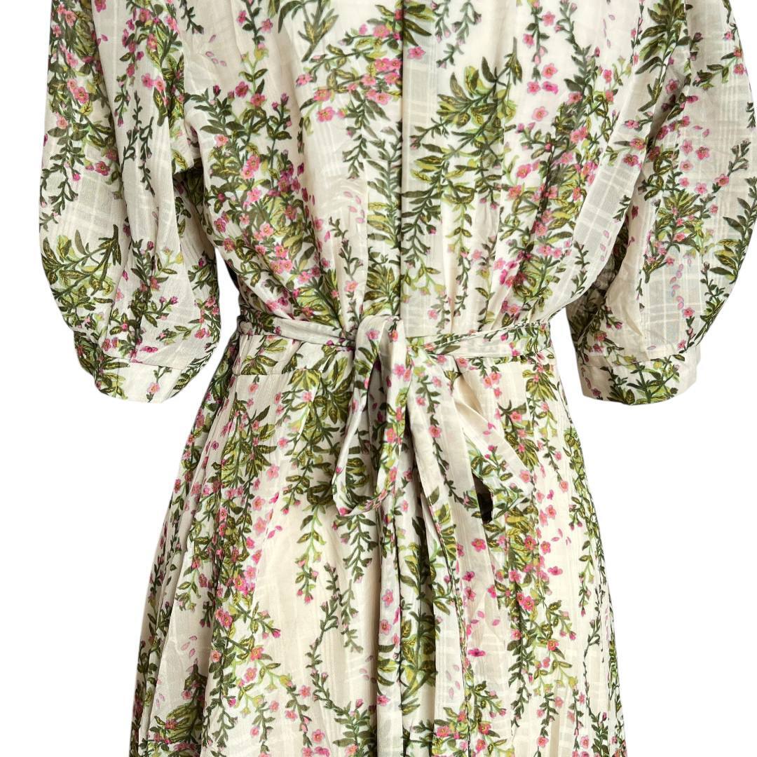 Vintage Bohemian Floral Maxi Dress