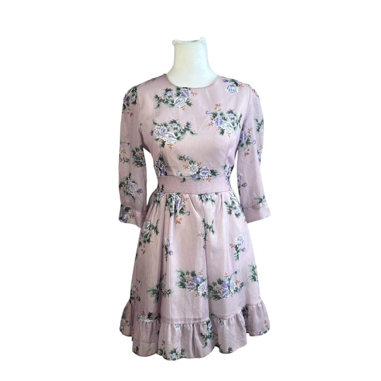 Floral Print Mini Dress