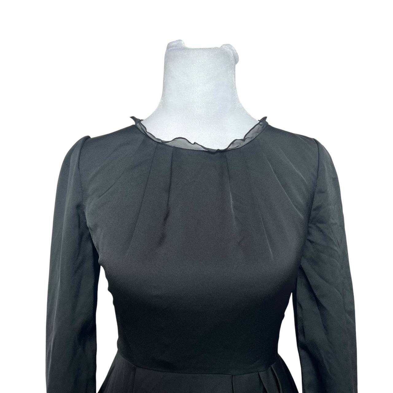 Timeless Black Ruffled Dress