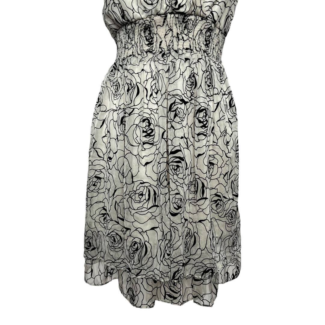 Floral Mesh Contrast Sleeveless