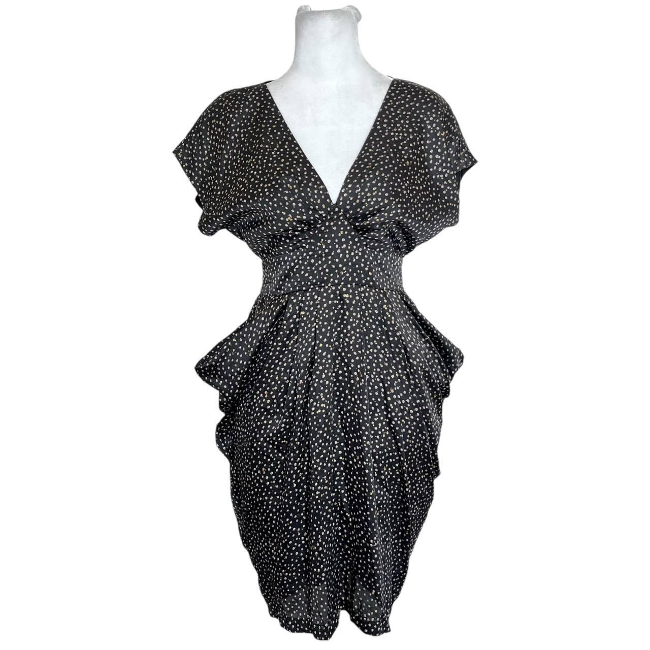 Polka Dot V-Neck Dress