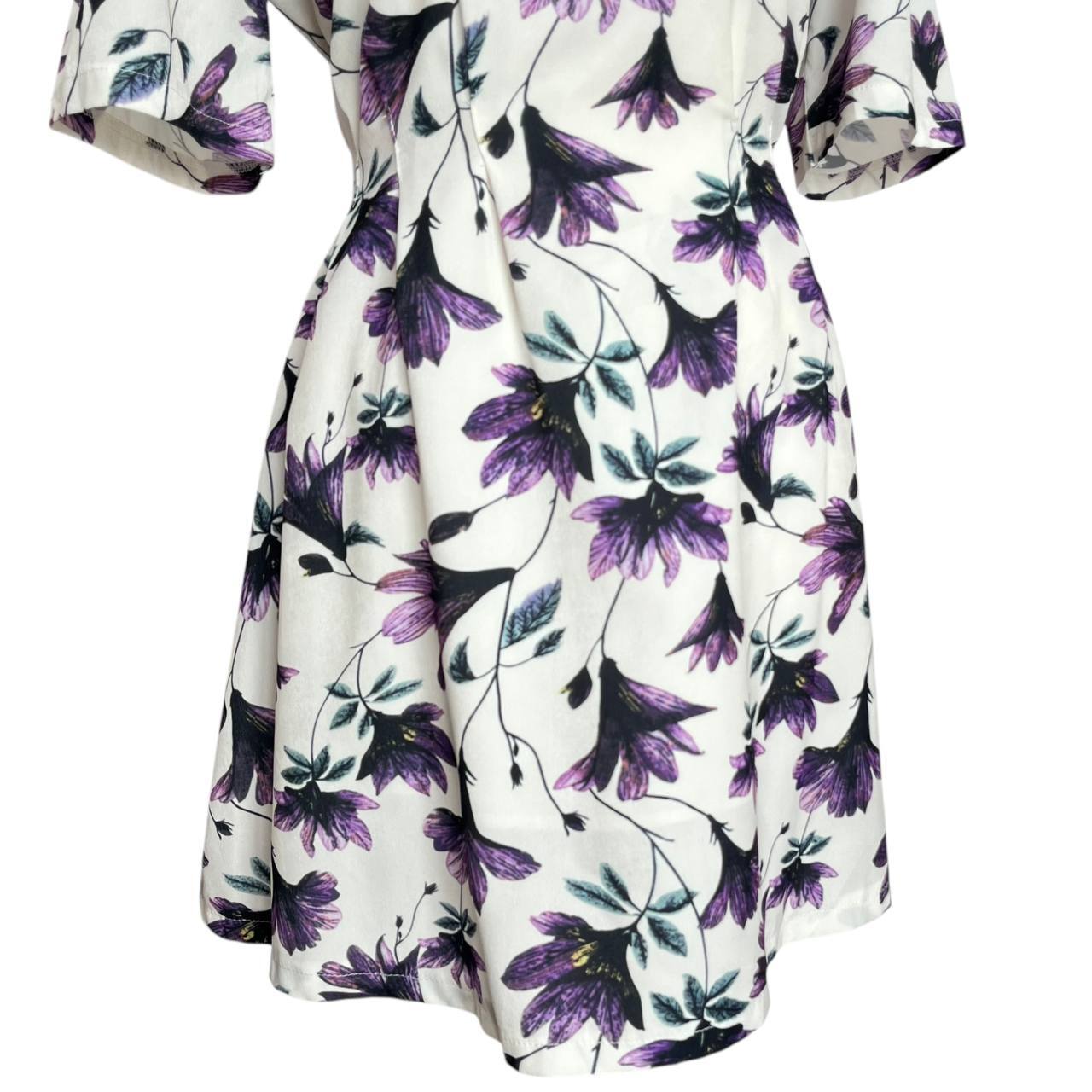 Elegant Floral Mini Dress