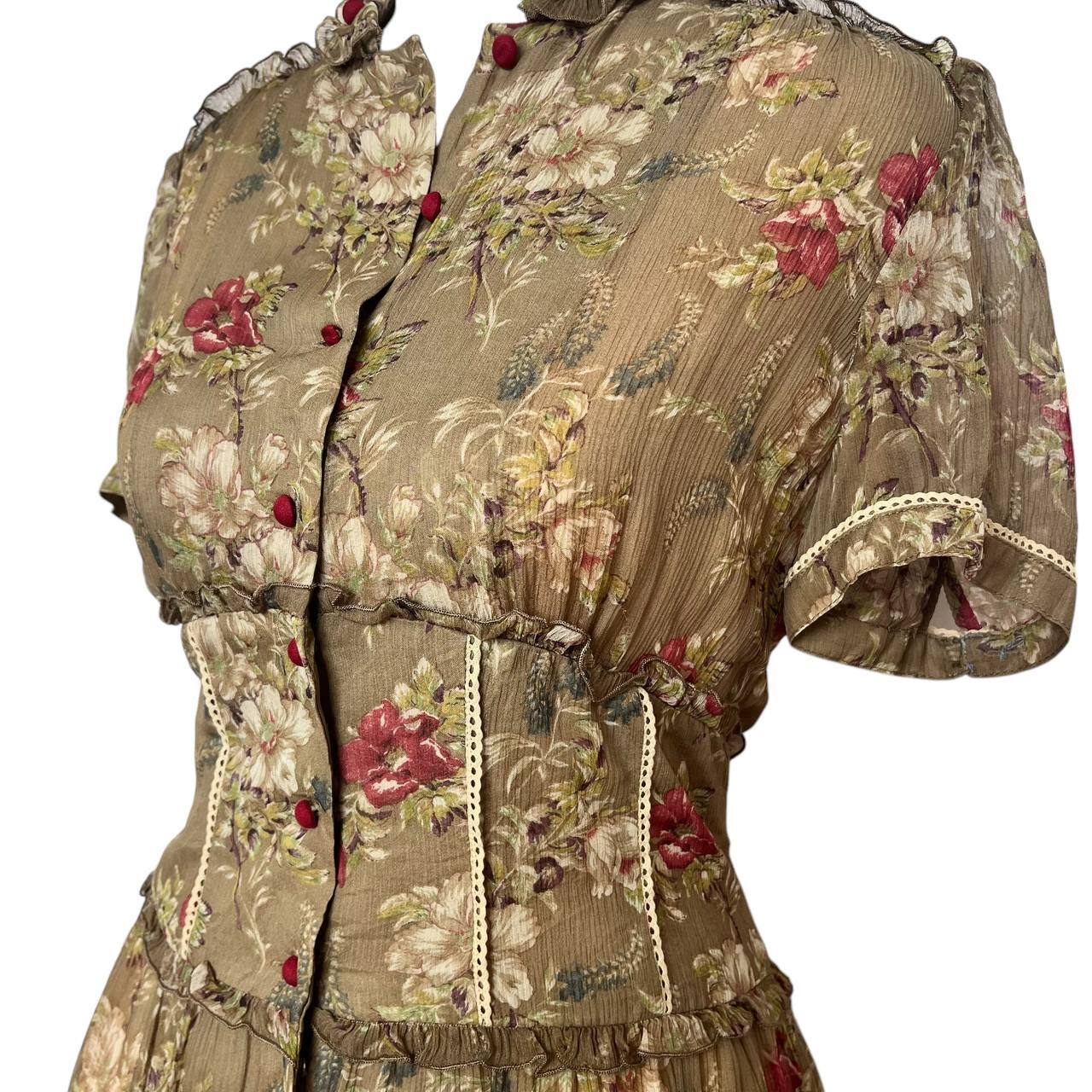 Floral Button-Down Dress