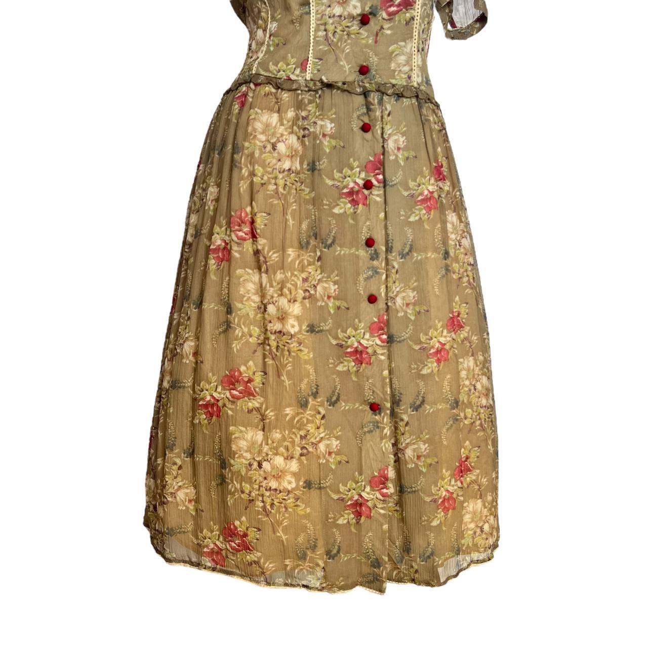 Floral Button-Down Dress