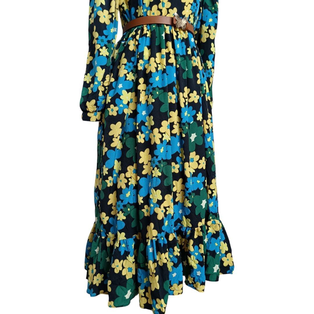 Tiered Floral Midi Dress