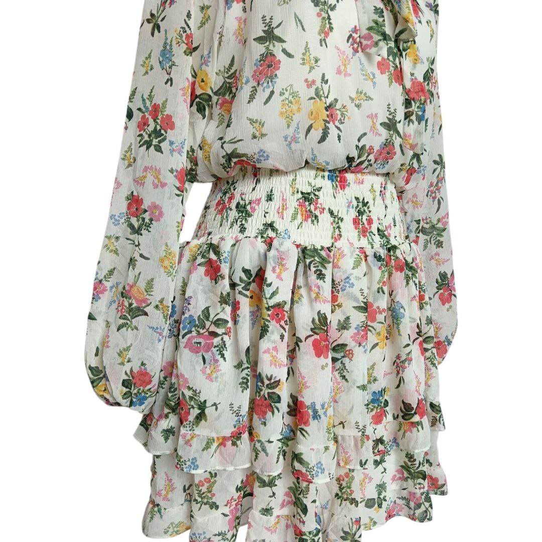 Floral Mock Neck Mini