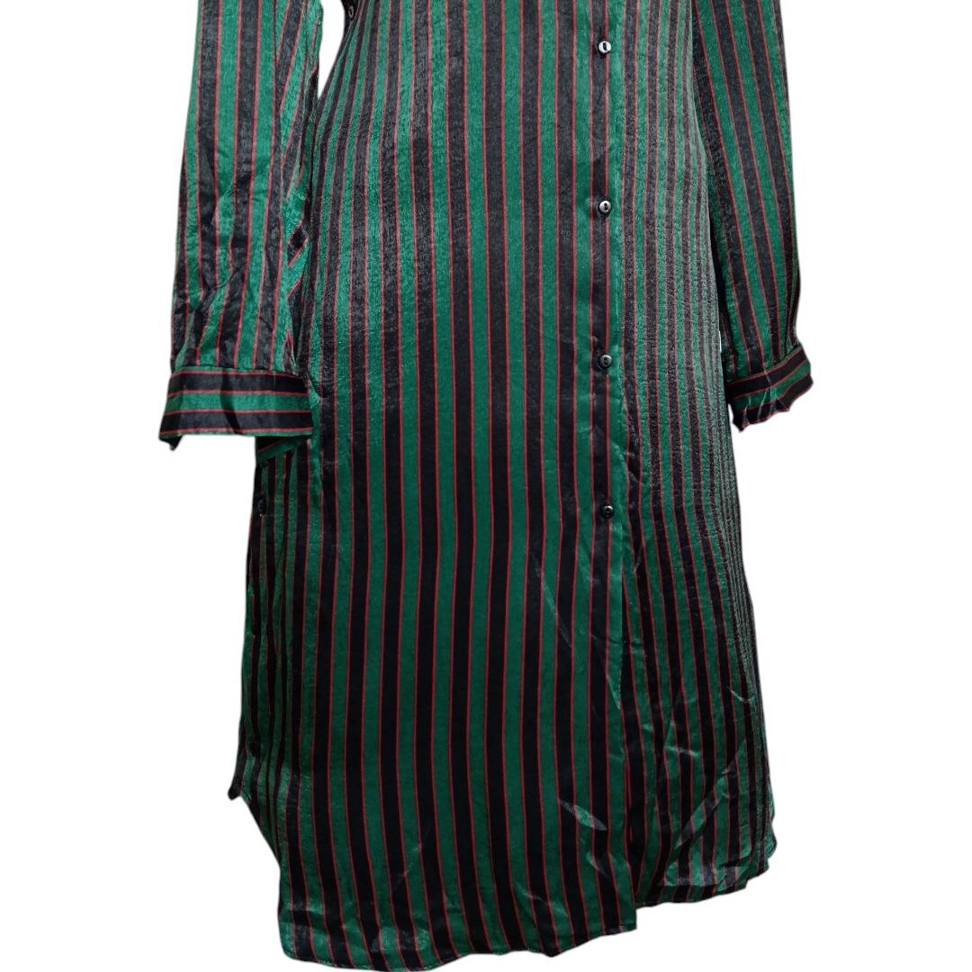Striped Shirt Dress