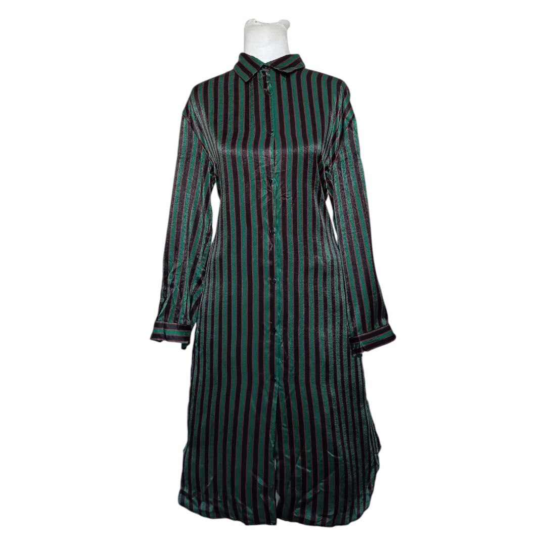 Striped Shirt Dress