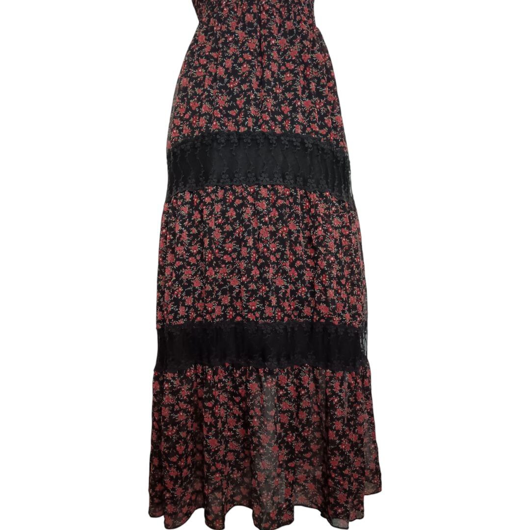 Tiered Floral Maxi Dress