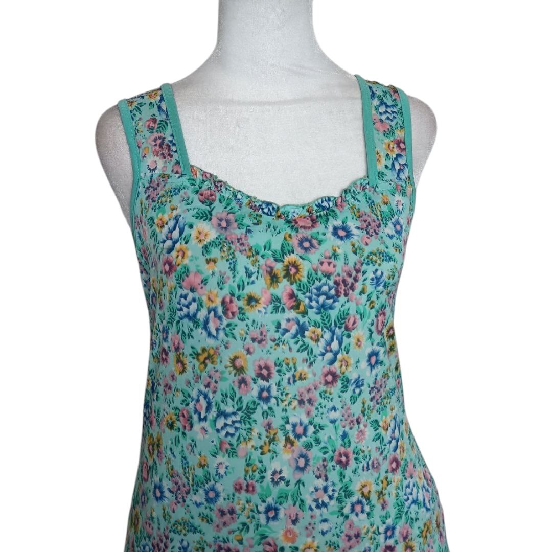 Floral Square Neck Maxi