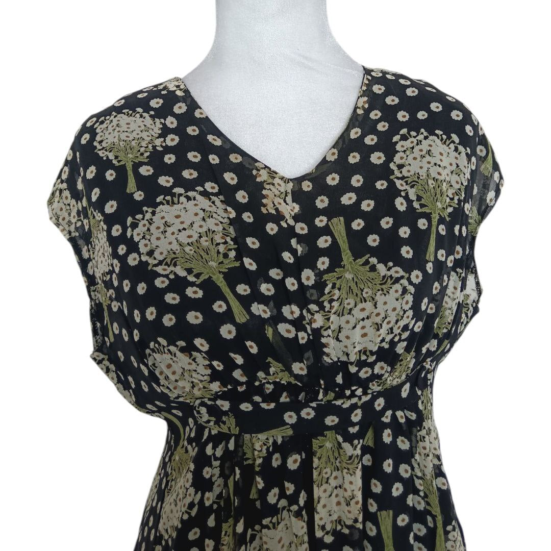 Polka Dot Floral Dress