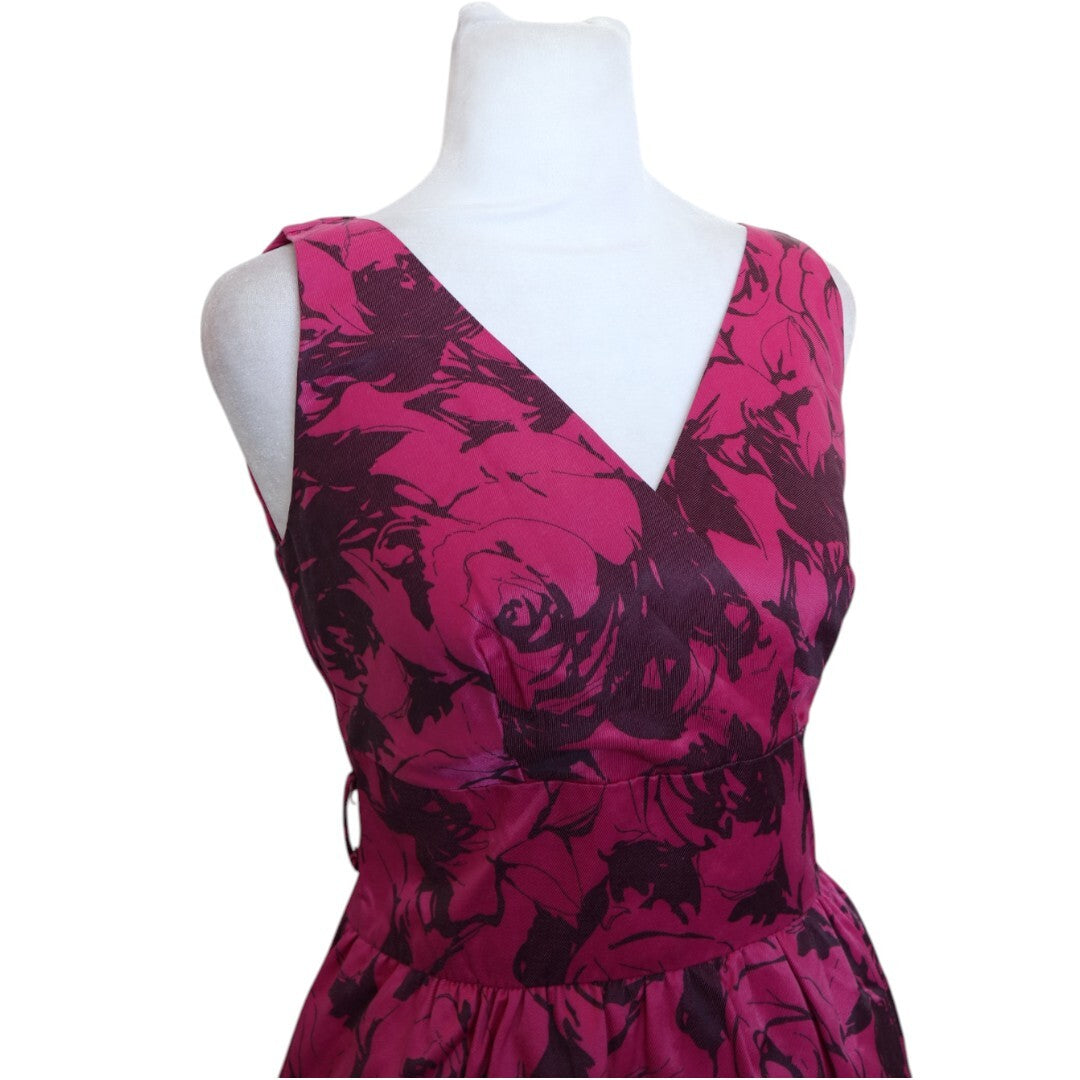 Satin Bloom Dress