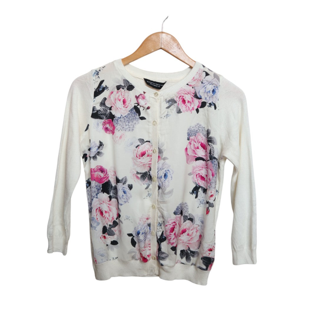 Floral Print Cardigan