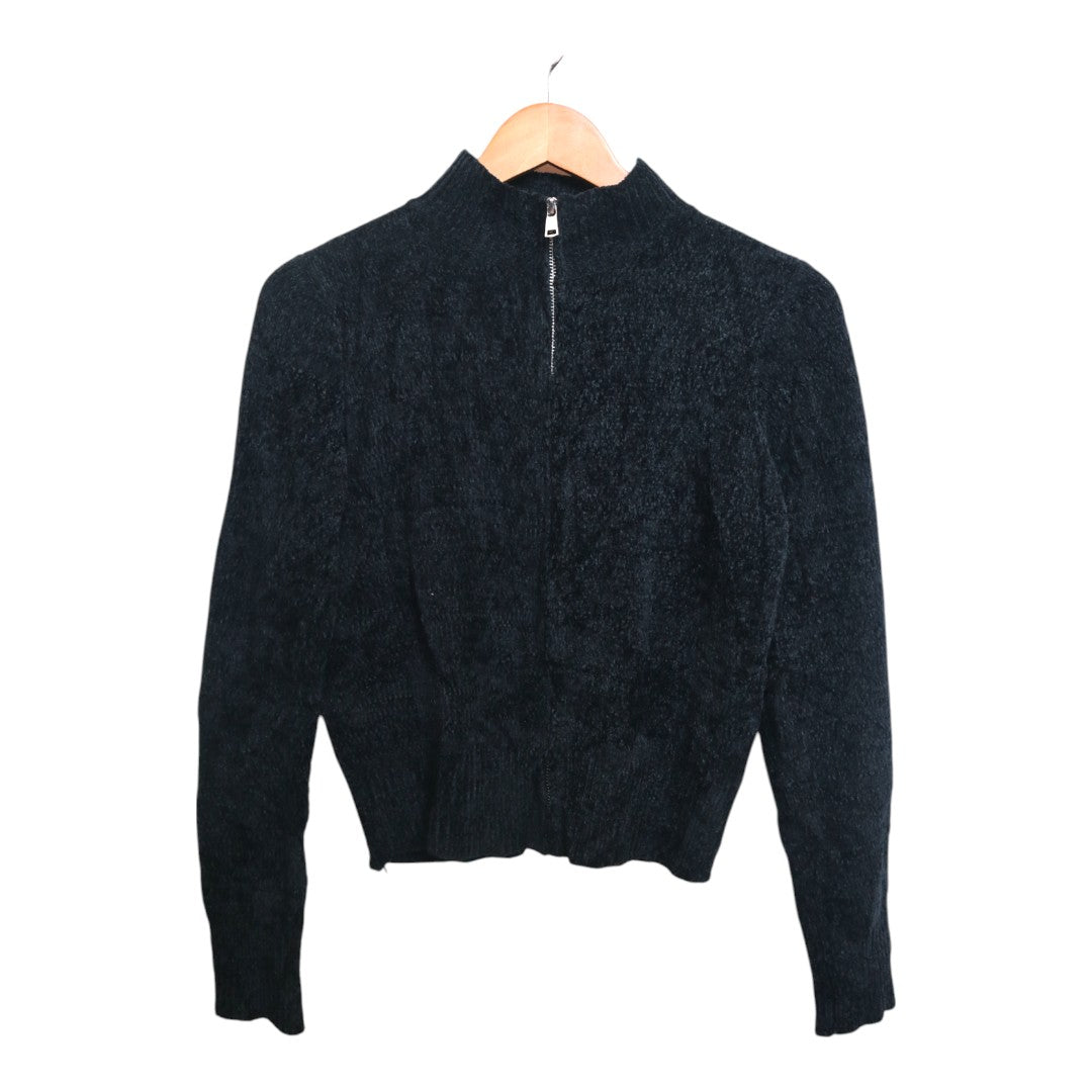 Black Zip Sweater