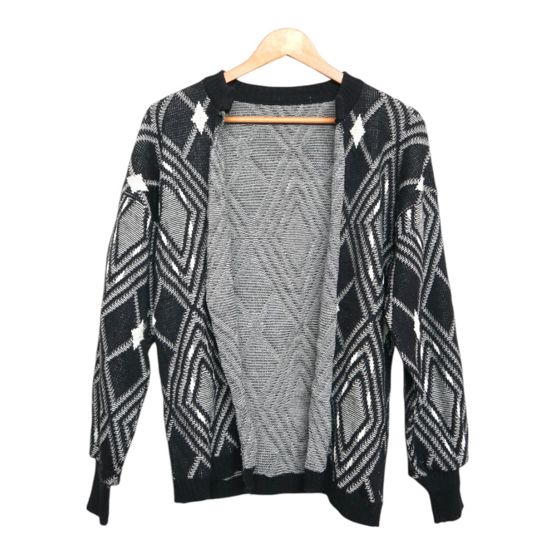 Geometric Statement Cardigan