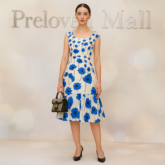 Blue Blossom Dress