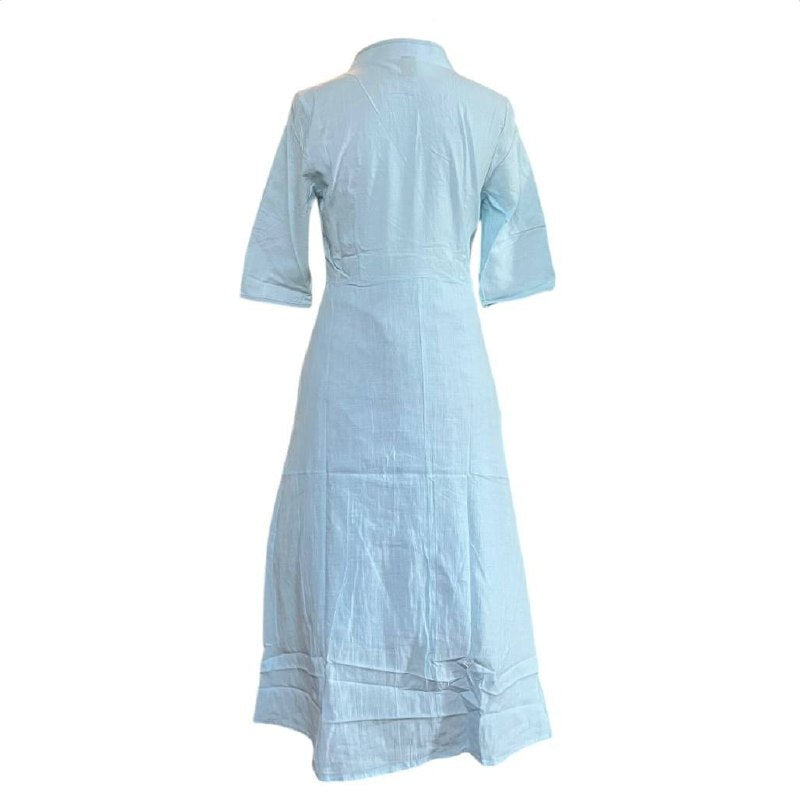 Light Blue Embroidered Cheongsam
