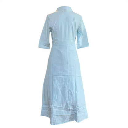 Light Blue Embroidered Cheongsam