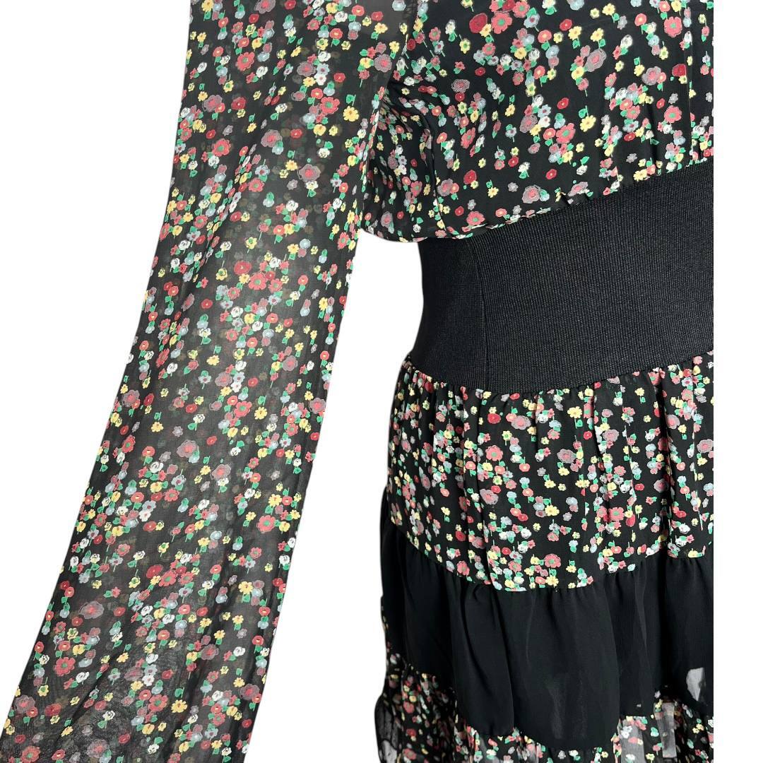 Floral Bohemian Long-Sleeve Dress