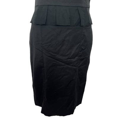 Black Dress Embroidered Yoke