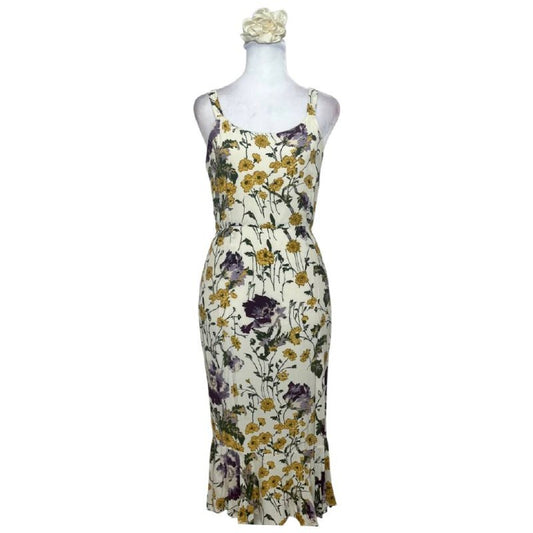 Elegant Floral Midi Dress