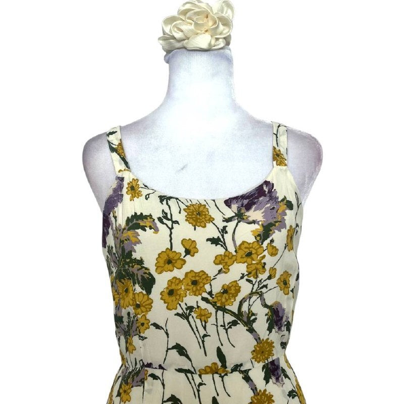 Elegant Floral Midi Dress