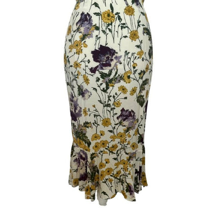 Elegant Floral Midi Dress