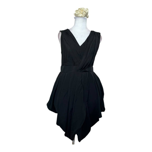 Black Sleeveless Cocktail Dress