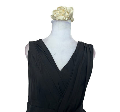 Black Sleeveless Cocktail Dress
