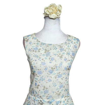 Vintage Midi Floral Dress