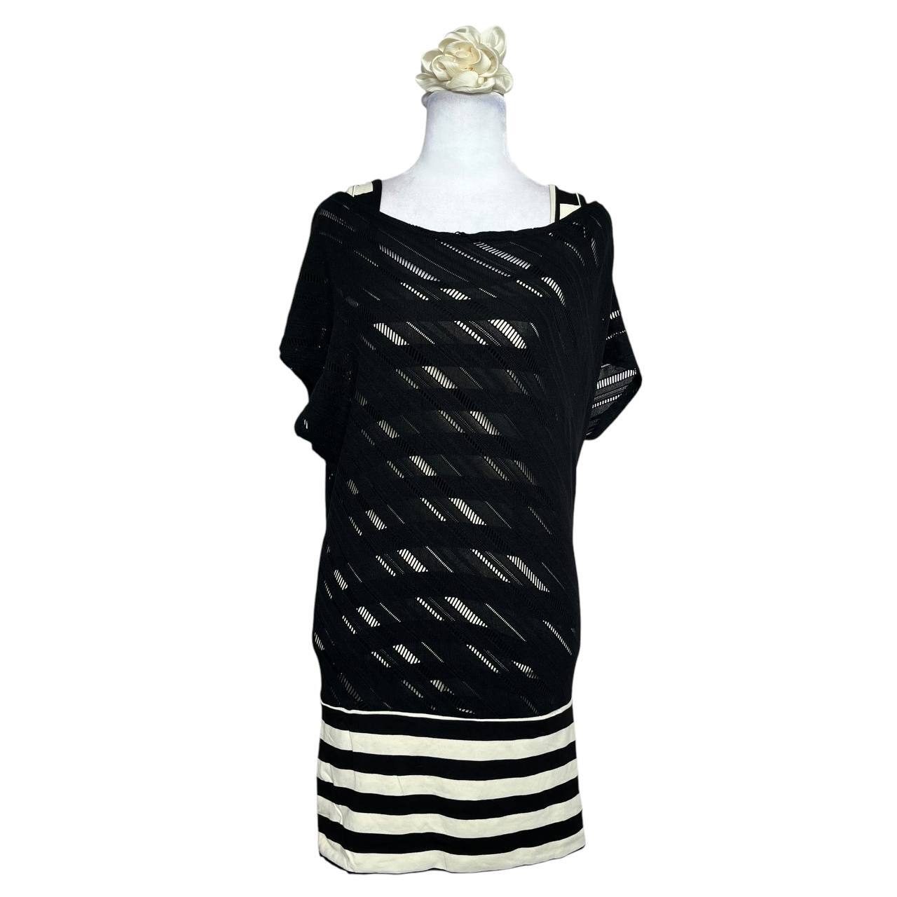 Black and white Striped Fashion