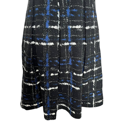 Elegant Plaid Sleeveless Dress
