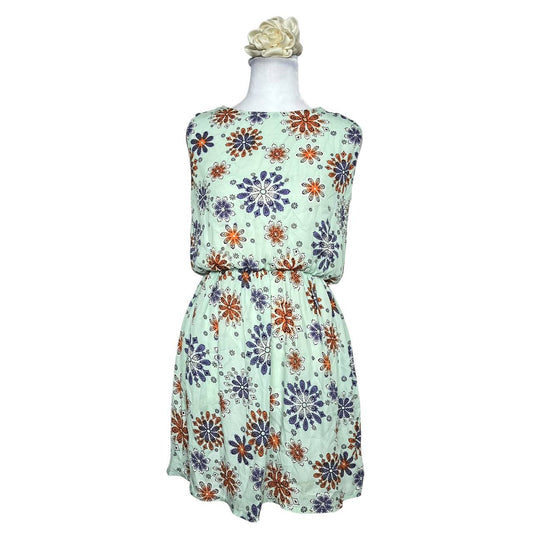 Floral Print Sleeveless Dress