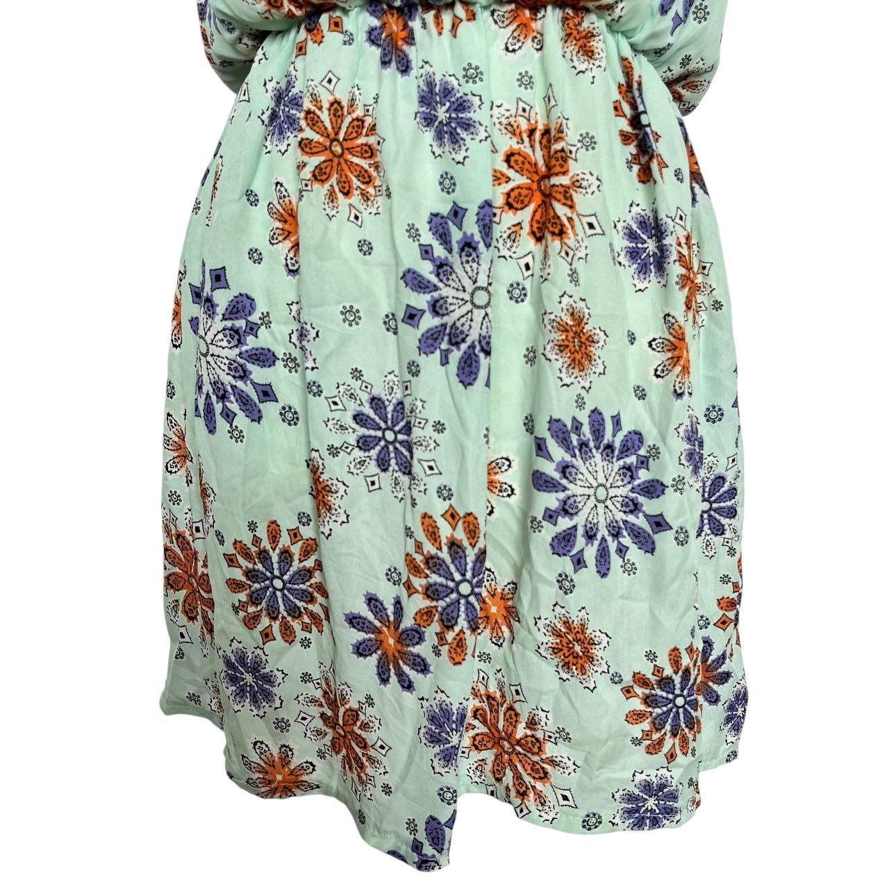 Floral Print Sleeveless Dress