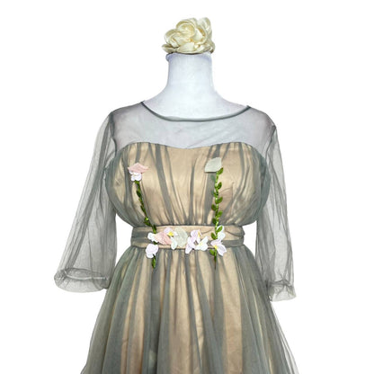 Floral Mesh Elegance
