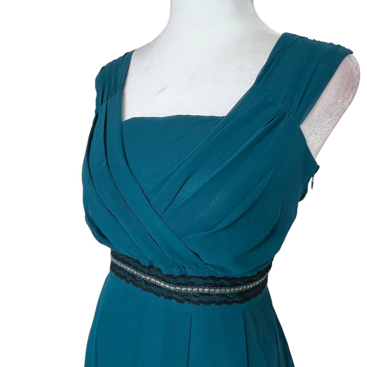 Teal Bubble Hem