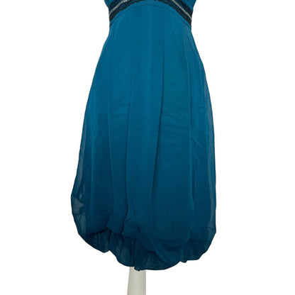 Teal Bubble Hem