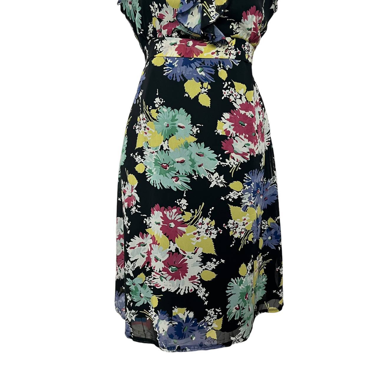 Floral Print Ruffle Dress