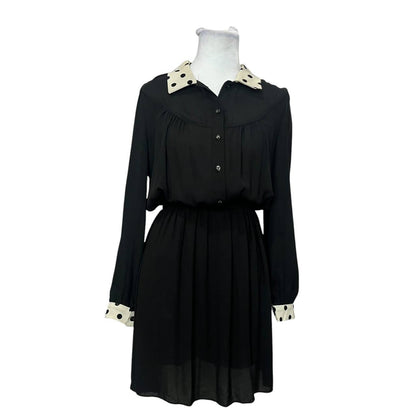 Vintage A-Line Dress with Elastic Waist