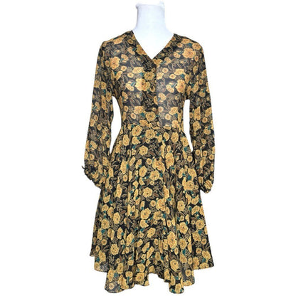Floral Print Mini Dress