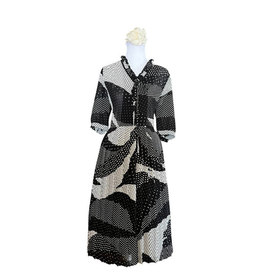 Polka Dot Print Dress