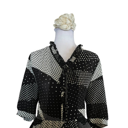 Polka Dot Print Dress