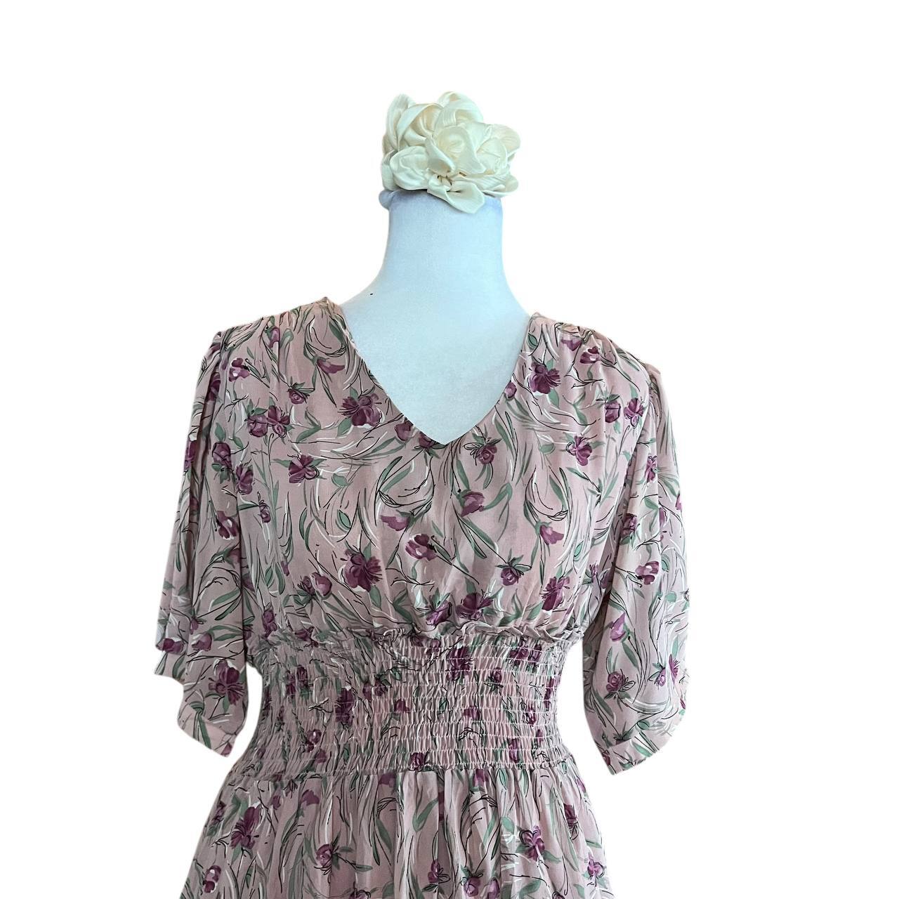Lily Print Floral Maxi Dress